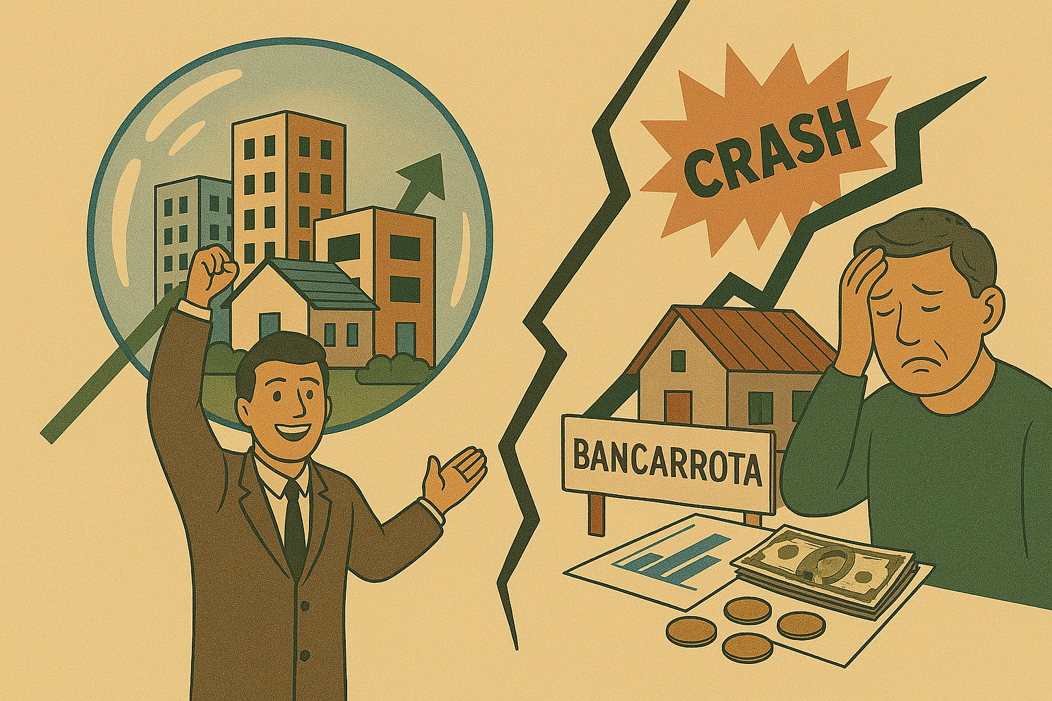 La burbuja inmobiliaria y sus consecuencias